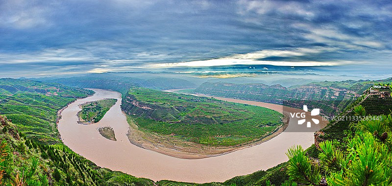 黄河乾坤湾图片素材