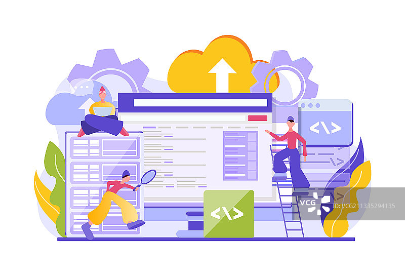 Web开发数字软件图片素材