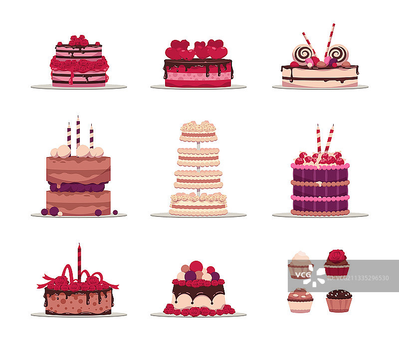 饼干生日蛋糕糖果图片素材