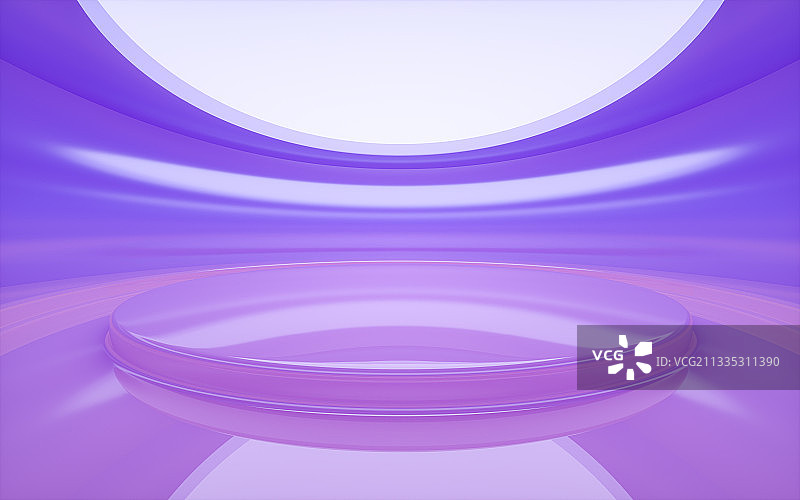 紫色产品展台三维图形图片素材
