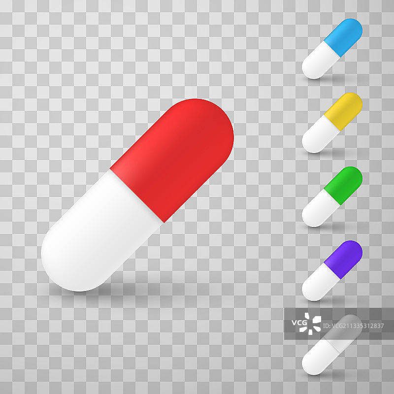 逼真的药品和药物图片素材