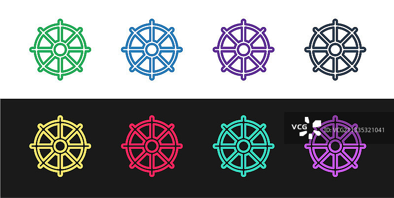 法轮图标图片素材