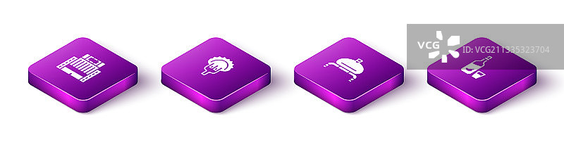 2.5D乌克兰酒店建筑饺子场景图片素材