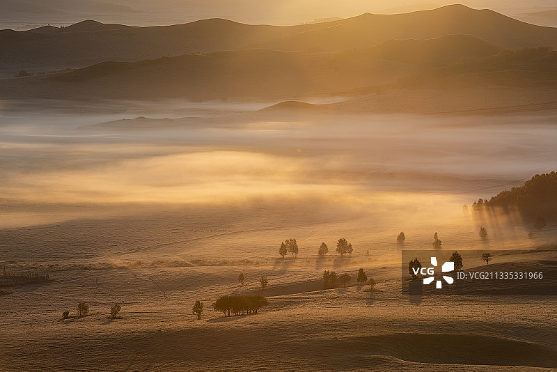 乌兰布统风光图片素材