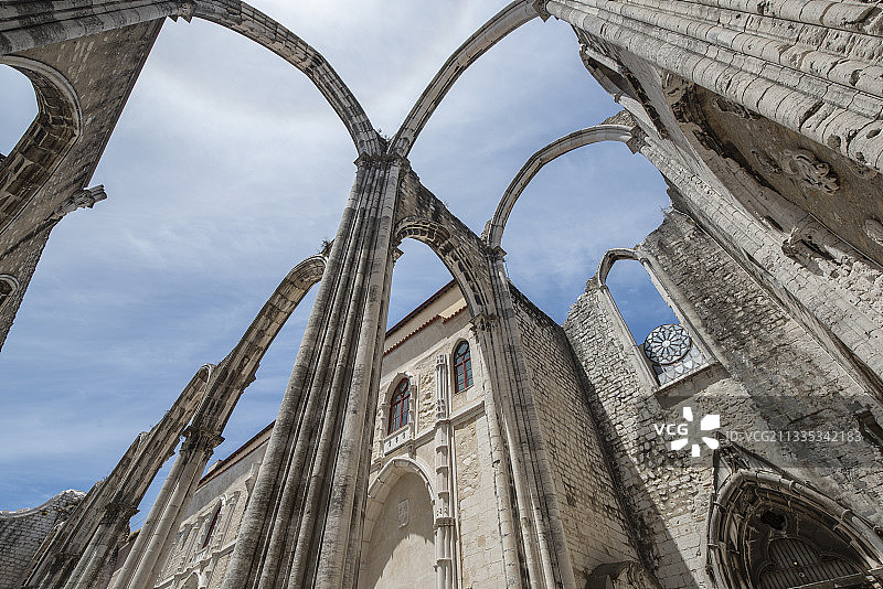 Carmo Convent,Lisbon, Portugal图片素材