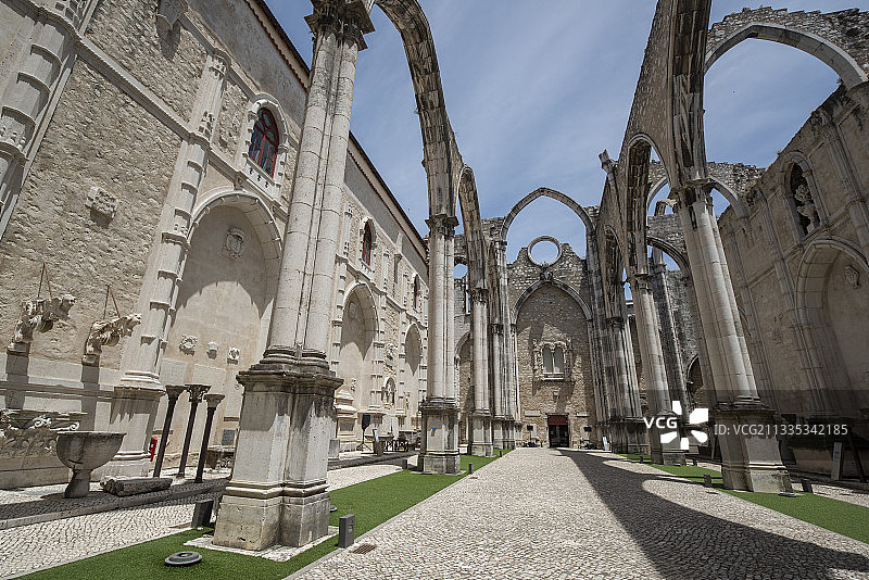 Carmo Convent,Lisbon, Portugal图片素材