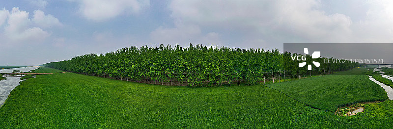 绿色长城图片素材