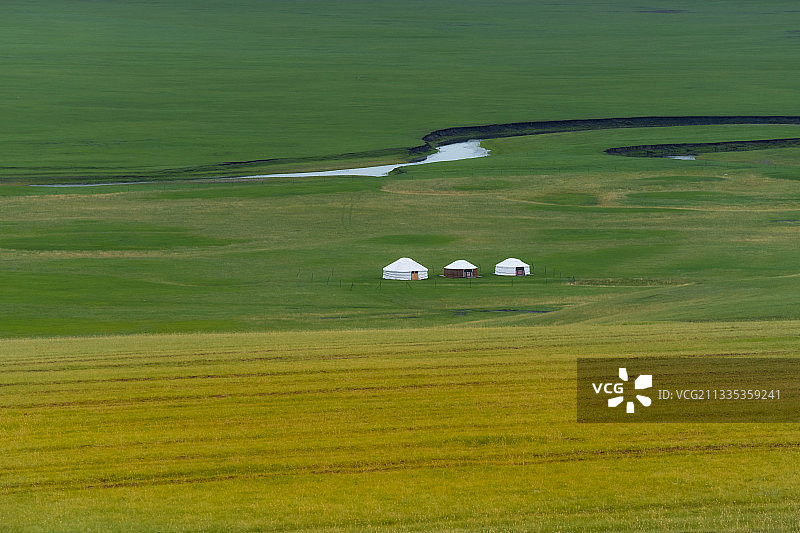 草原人家图片素材