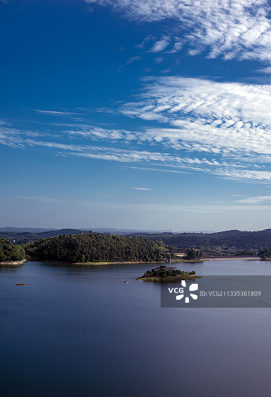 隆昌市古宇湖风光图片素材