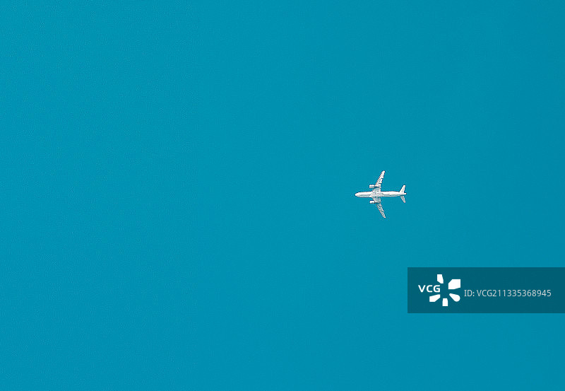 蓝天飞机图片素材