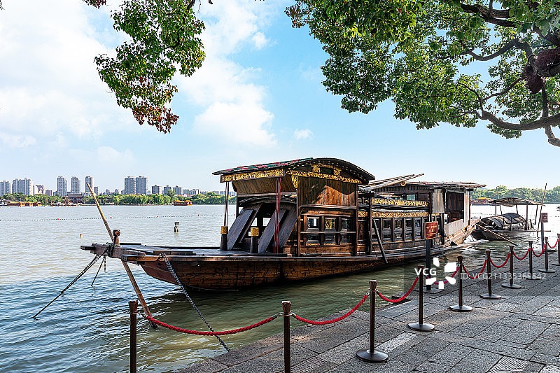 南湖的红船图片素材