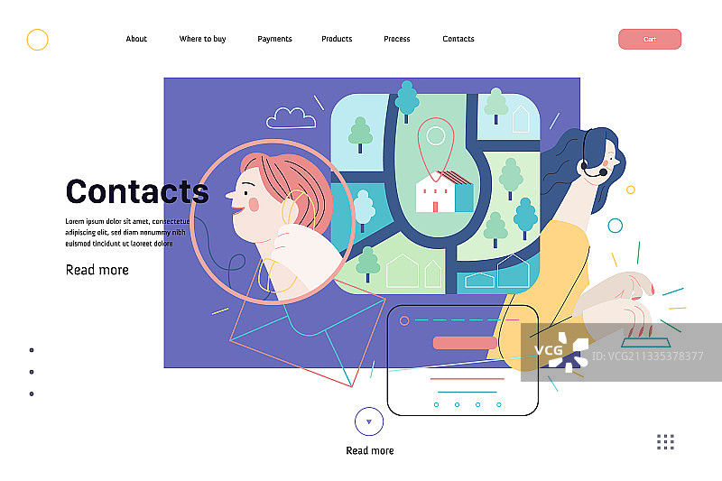 医疗保险模板-诊所联系方式图片素材