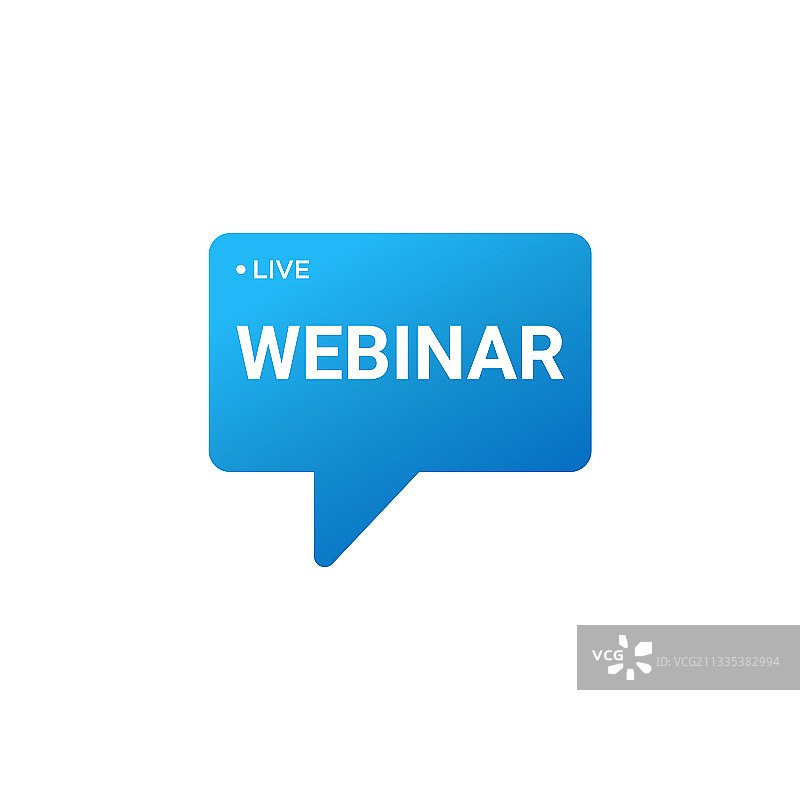 气泡对话框网络研讨会直播图片素材