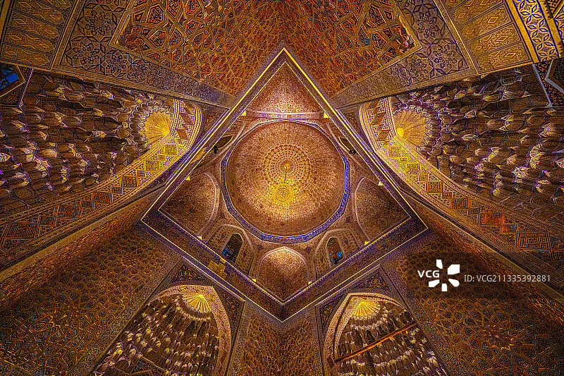 乌兹别克斯坦-古里埃米尔陵图片素材