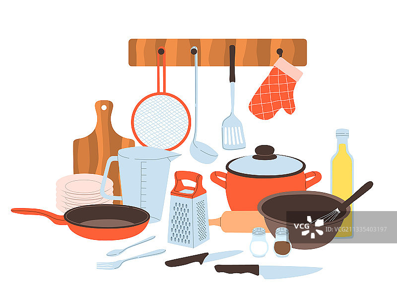 厨房用具烘焙和烹饪工具图片素材