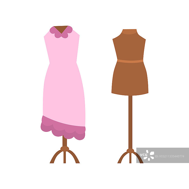 卡通服装模特图片素材