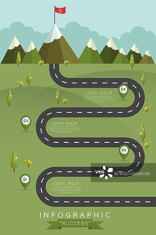 信息图表景观背景图片素材