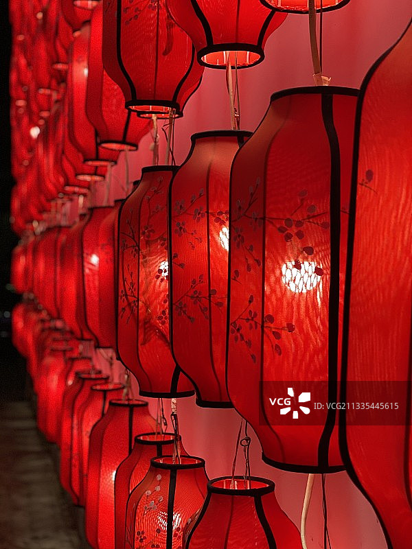 灯笼墙图片素材