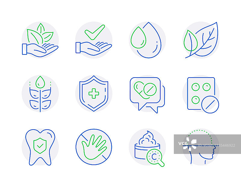 医疗保健图标集包含医疗图标图片素材