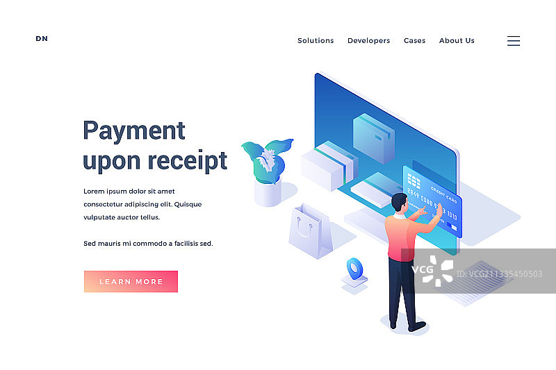 男人用信用卡支付图片素材