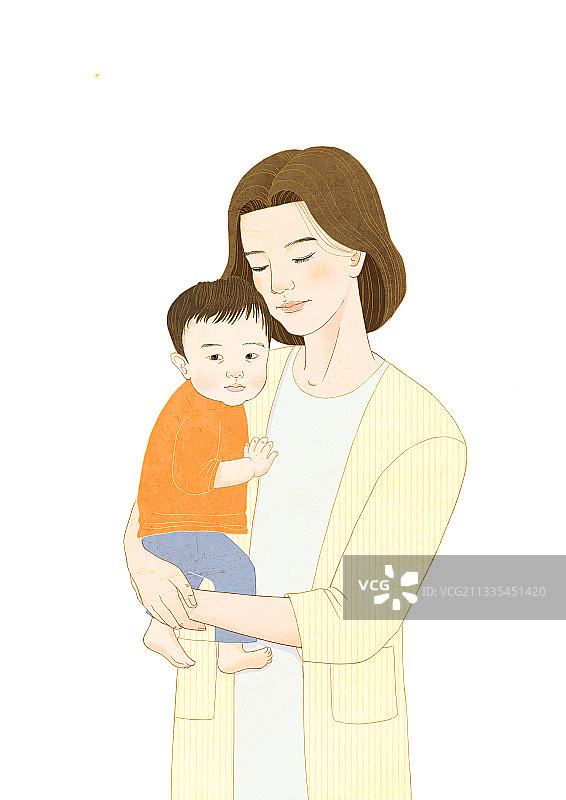 母子图片素材