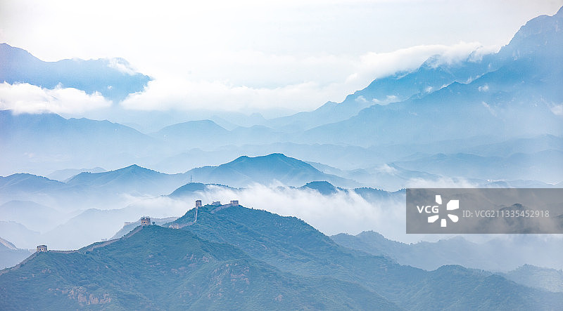水墨@金山岭图片素材