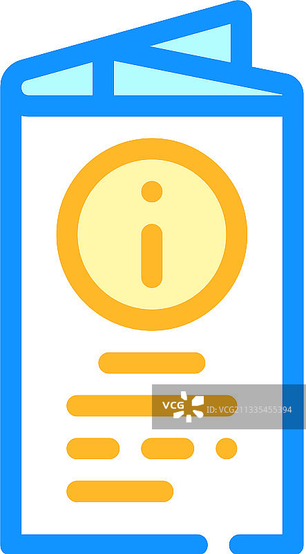 信息手册彩色图标图片素材