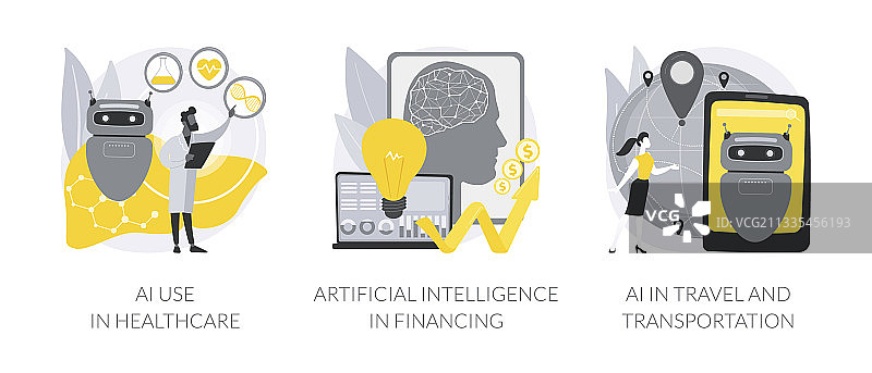 工业机器学习抽象概念图片素材