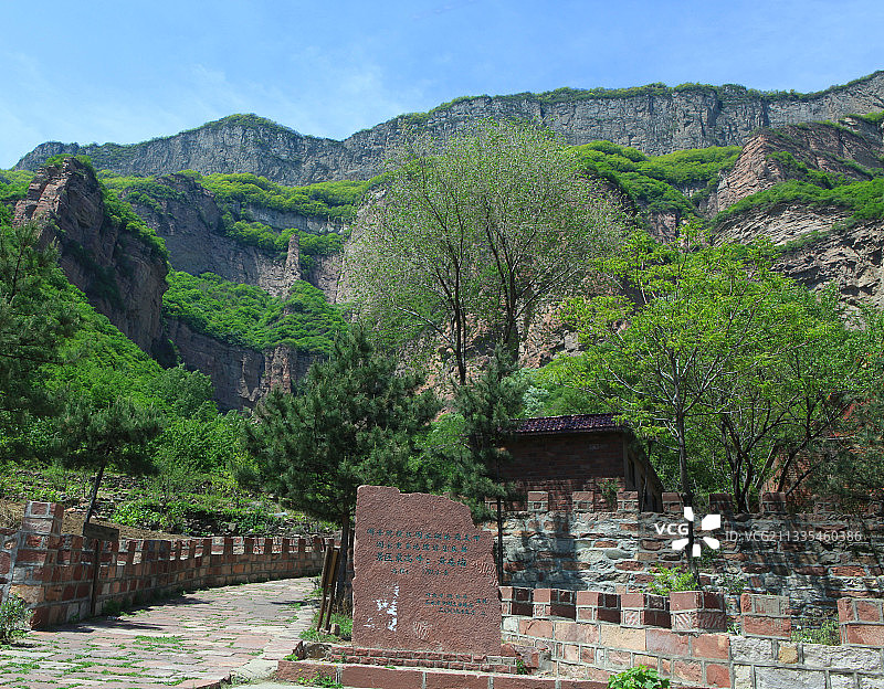 中国河北石家庄赞皇县嶂石岩风景区图片素材
