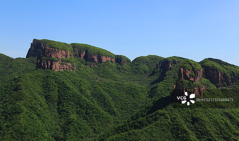 中国河北石家庄赞皇县嶂石岩风景区图片素材