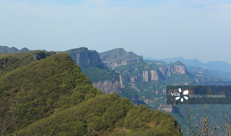中国河北石家庄赞皇县嶂石岩风景区图片素材