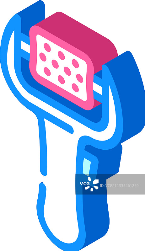 2.5D足部护理去角质工具isometric图标图片素材