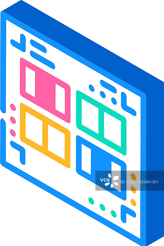 2.5D预制印刷目录图标图片素材