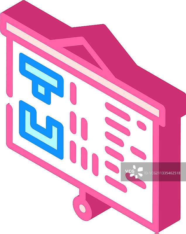 演示课程2.5D等距图标图片素材