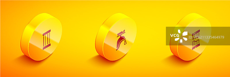 2.5D古罗马柱军队头盔套装图片素材