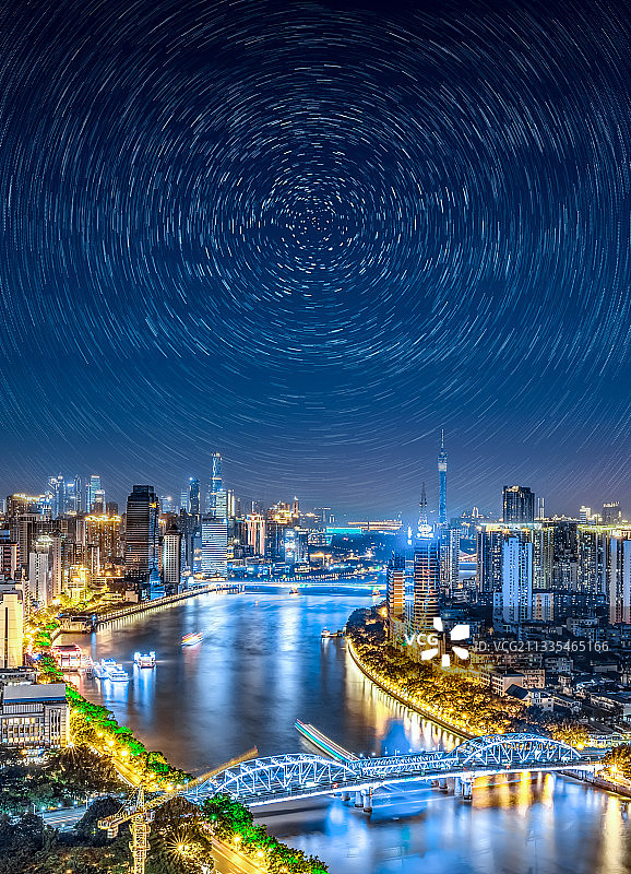 广州珠江城市建筑风光图片素材