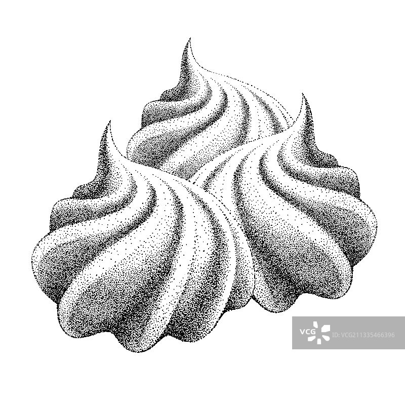 蓬松法式蛋白酥卷合集图片素材