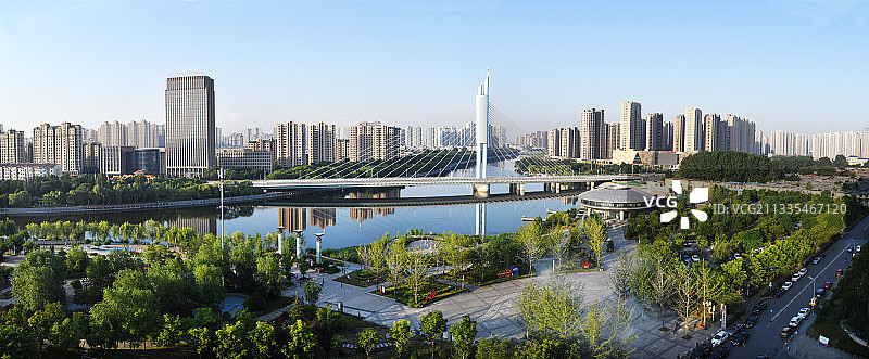 山东枣庄滕州市解放大桥图片素材