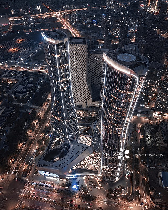 杭州来福士蓝调图片素材