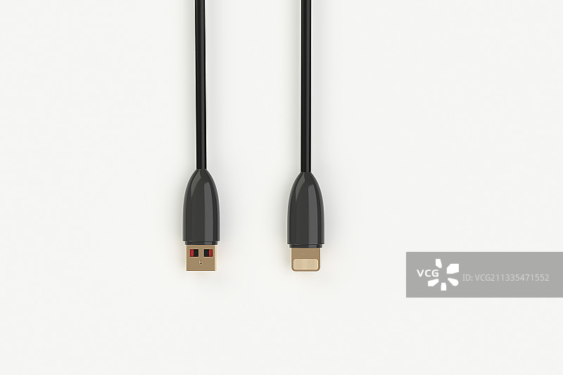 质感比较好的酷炫风数据线图片素材