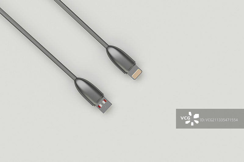 质感比较好的酷炫风数据线图片素材