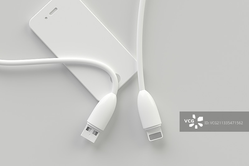 质感比较好的酷炫风数据线图片素材