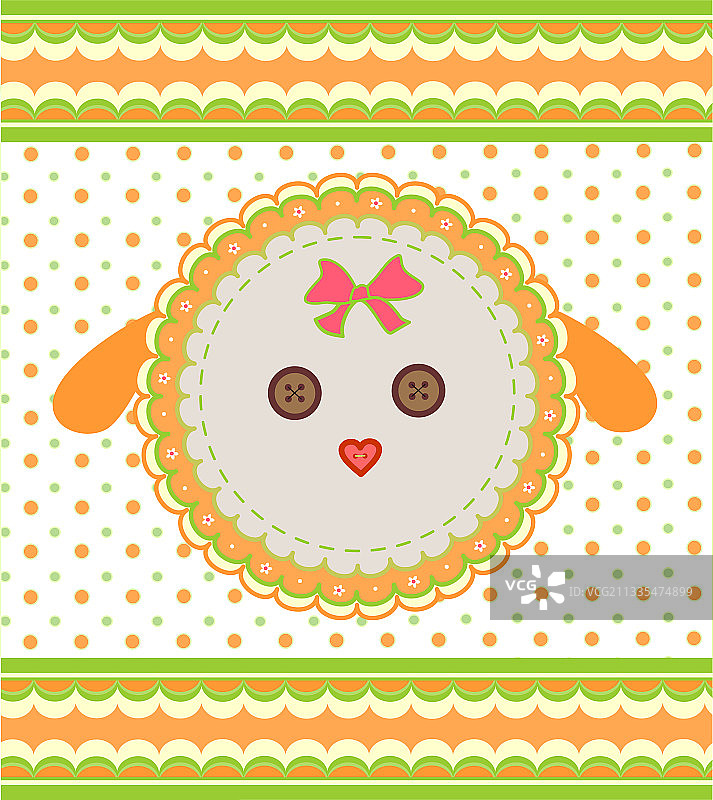 带有多莉绵羊的标签图片素材