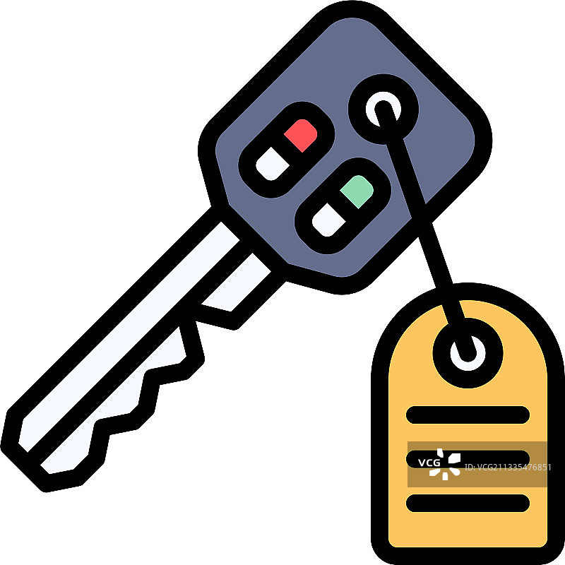 钥匙图标与停车场相关图片素材