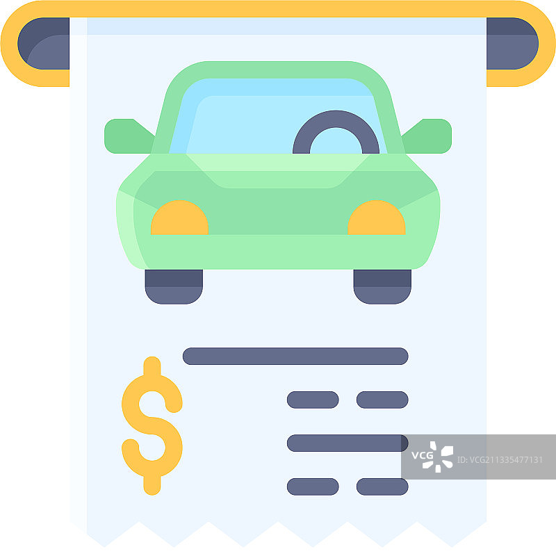 停车场停车票图标图片素材