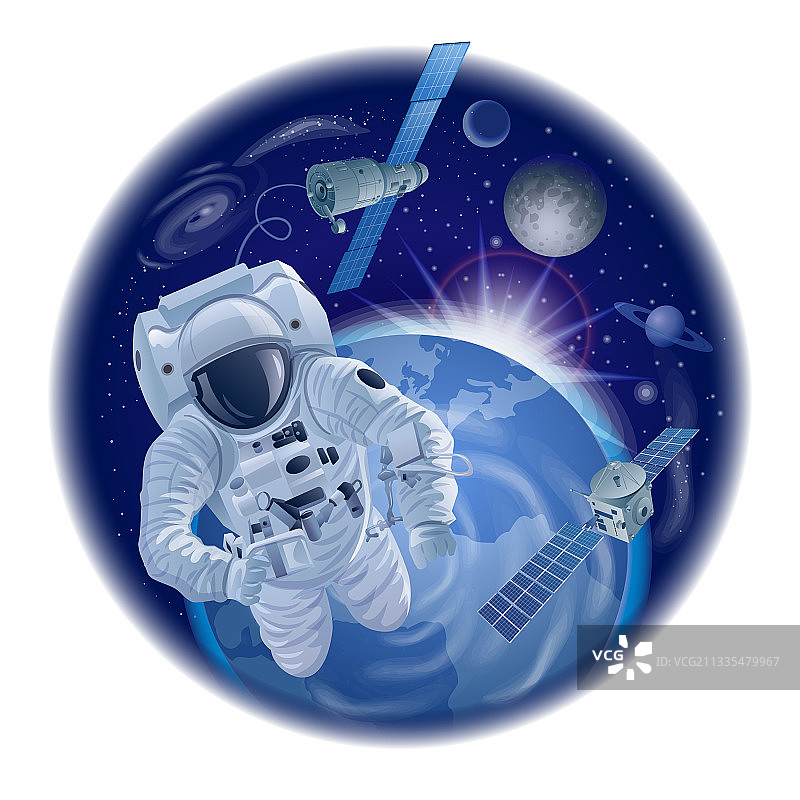 探索星系和太空图片素材