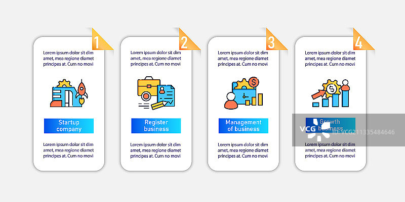 企业孵化器信息图图片素材