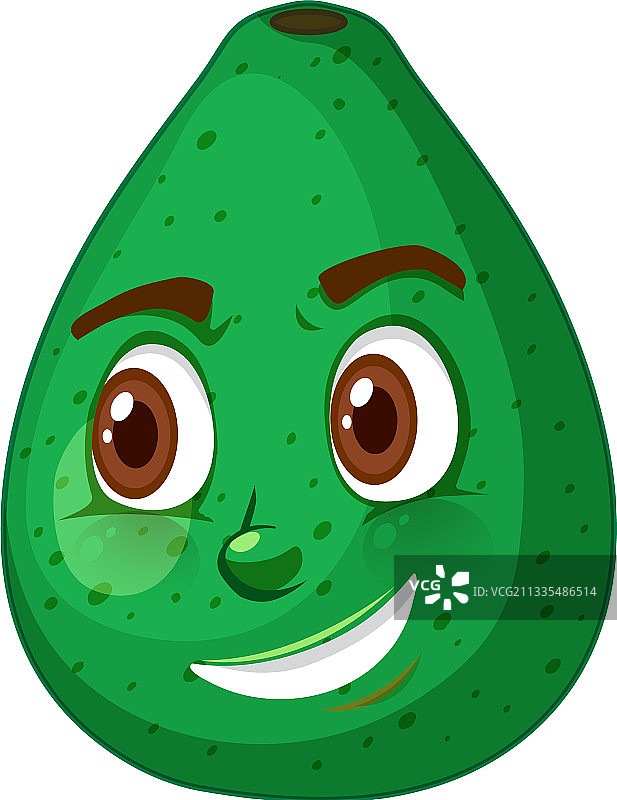 面部表情柚子卡通人物图片素材