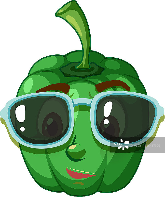 卡通辣椒表情图片素材