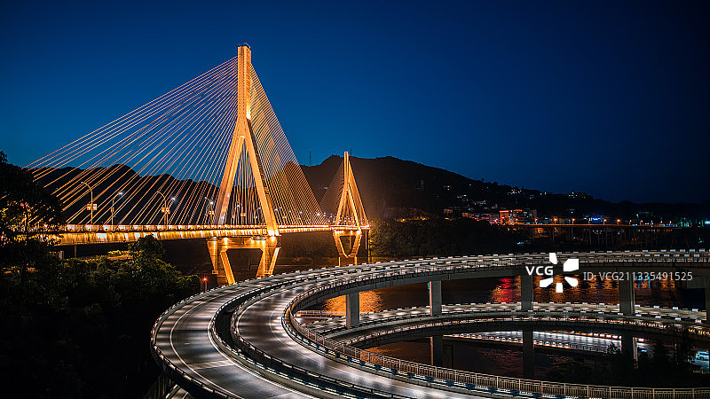 涪陵长江大桥图片素材